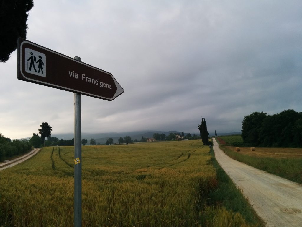 La via Francigena in Italy