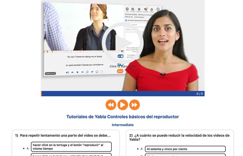 intermediate spanish lessons - comprehension