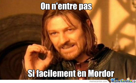 we in french - lord of the rings